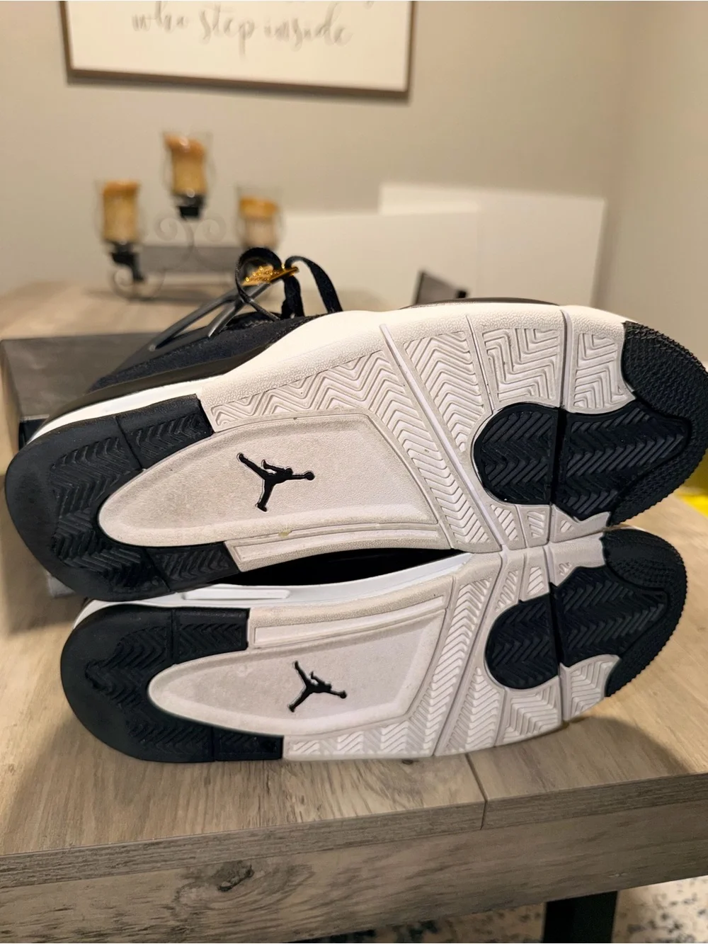 Air Jordan 4 Retro Royalty Black Metallic Gold 2017 Men’s 8.5 OG Box